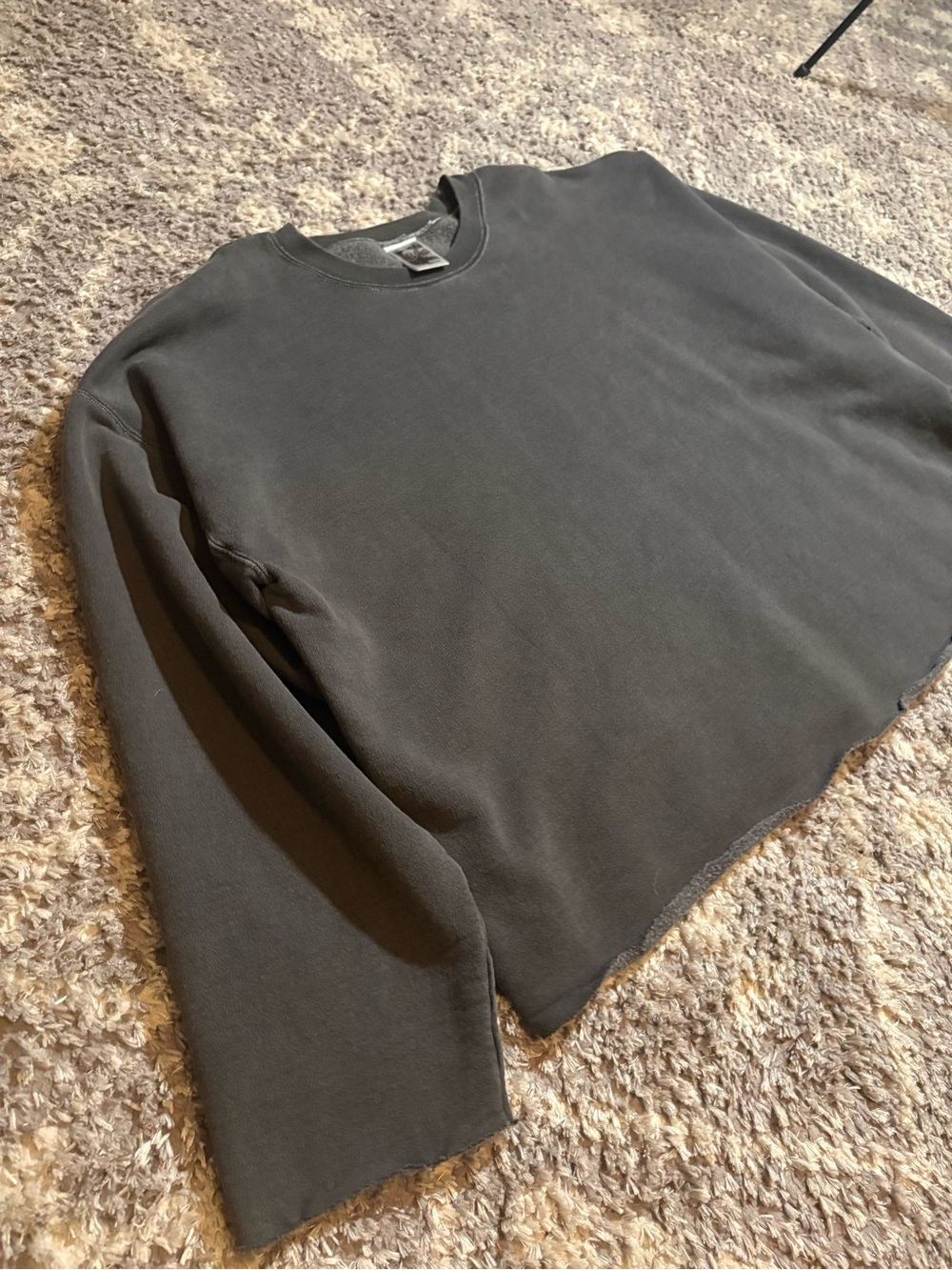Basketcase Gallery Cropped Long Sleeve Shirt
